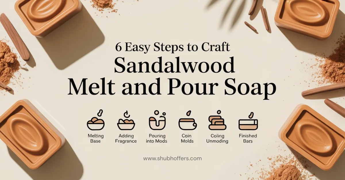6 Easy Steps to Craft Luxurious Sandalwood Melt-and-Pour Soap
