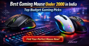 Best Gaming Mouse Under 2000 in India (2026) – Top Budget Gaming Picks