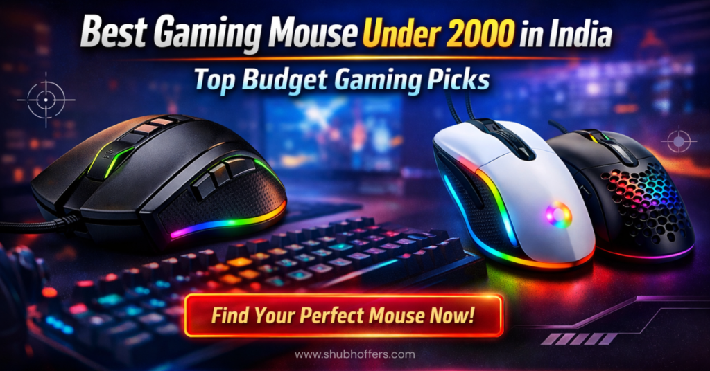 Best Gaming Mouse Under 2000 in India Top Budget Gaming Picks