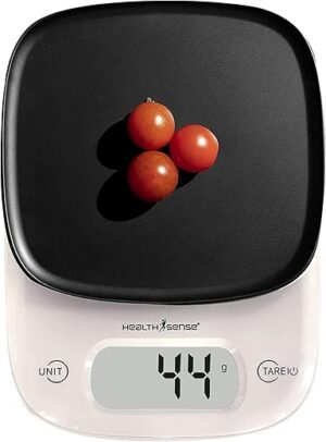 HealthSense LCD Kitchen Weight Scale