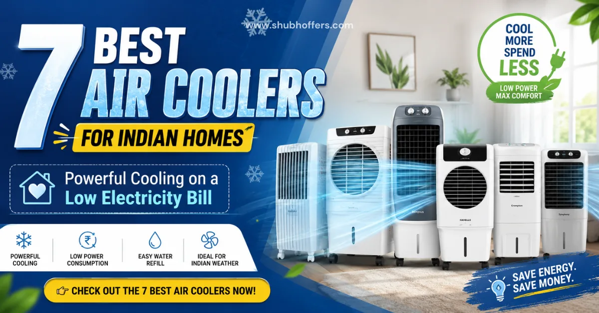 Best Air Coolers for Indian Homes Powerful Cooling on a Low Electricity Bill