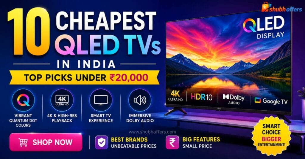 Cheapest QLED TVs in India Top Picks Under ₹20000